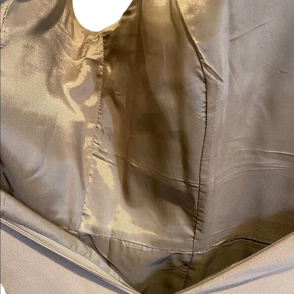 Lapis Tan Sleeveless Sheath Knee Length Dress Size Small - Picture 10 of 11